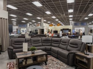 Fluorescent Lighting used in Furniture Store