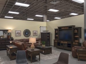 Furniture Store Living Space Fluorescent Lighting