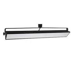 LED track lighting 60watt wall wash BLACK track light fixture 3-wire H-style dimmable