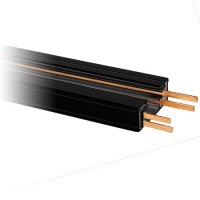 12ft. Dual Circuit Power Track Architectural Black H-style