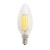 Track lighting LED vintage filament 4.5watt candelabra 5000K light bulb dimmable G-CAD4.5W50