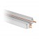 8' Power track architectural white 3-wire H-style