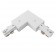 2 Circuit Track L connector Architectural White H-style