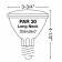 Track lighting 60 watt Par 30 Flood 130volt halogen long neck lamp energy saver!